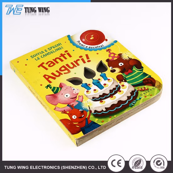 Jouets éducatifs ABS électriques, livres musicaux sonores pour enfants