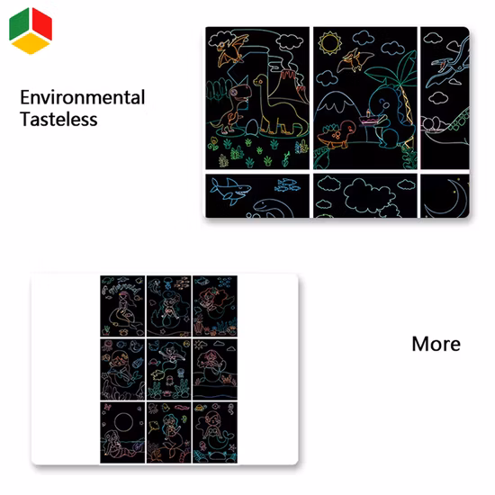 Qstoys bricolage jouets éducatifs d'enseignement poupée fée cartes d'art peinture jouets apprentissage dessin jouets pour garçons et filles